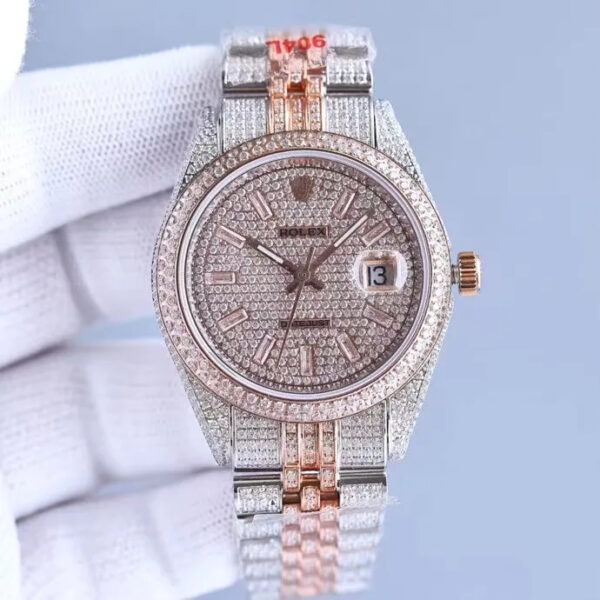 Rolex Datejust Full Diamond 2824 -41mm