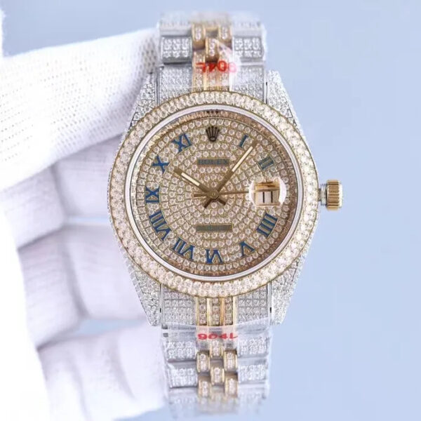 Rolex Datejust Full Diamond 2824 -41mm