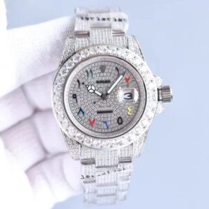 Rolex Datejust Full Diamond 2824 -41mm