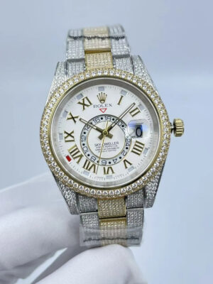 Rolex Sky Dweller Full Diamond 42mm