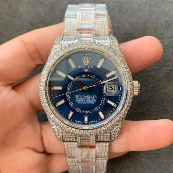 Rolex sky-dweller Full Diamond 9001 42mm